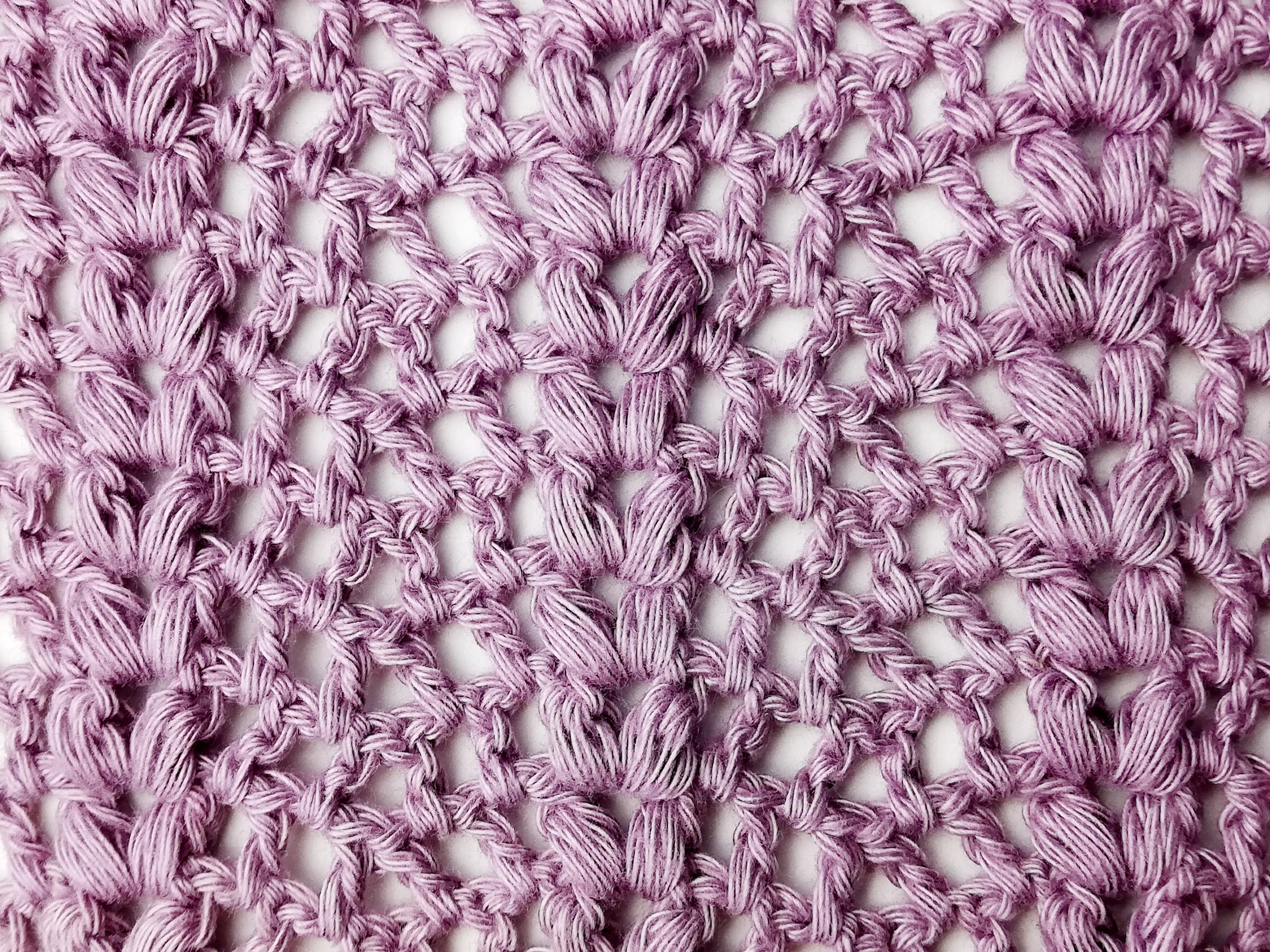 Crochet stitch tutorial: Harvest chevron stitch